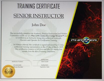 Picture of PhaZZer Training - Senior Instructor Training Certification