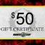 Picture of $50 Gift Certificate