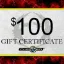 Picture of $100 Gift Certificate