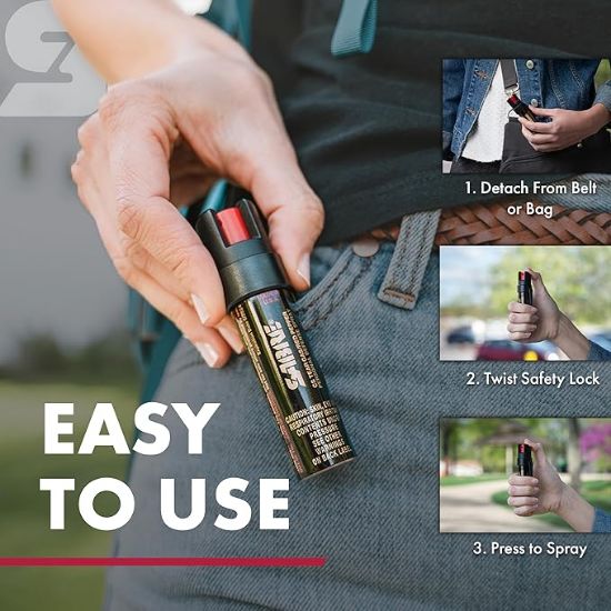 Picture of Advanced Pepper Spray, 3-in-1 Formula Contains Maximum Strength Pepper Spray